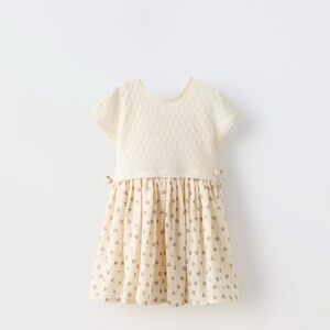 ZARA Girl’s Size 4 combination floral dress